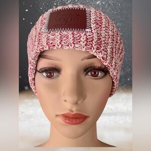 Love Your Melon Pink Speckled Slouch Beanie